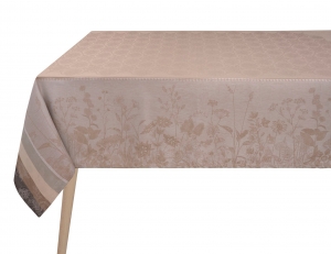 Le Jacquard Francais Instant Bucolique Beige Tablecloth - 69 x 126