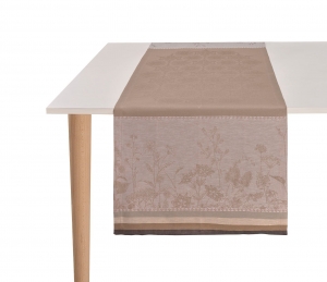 Le Jacquard Francais Instant Bucolique Beige Runner - 20 x 59