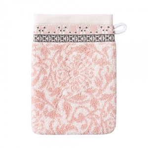 Le Jacquard Francais Charme Pink Wash Mitt