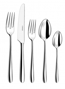Couzon Fusain Silverplate 5 Piece Setting