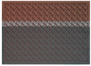Le Jacquard Francais Veine Graphique Red Coated Placemat - Set 4