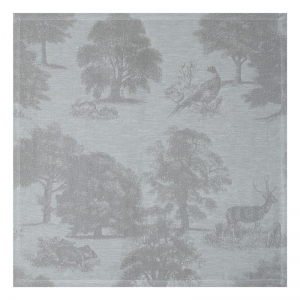 Le Jacquard Francais Souveraine Silver Napkin - Set 4