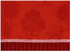 Le Jacquard Francais Souveraine Red  Placemat - Set 4