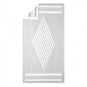 Le Jacquard Francais Bath Club Grey Bath Towel