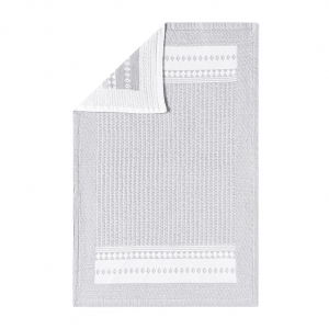 Le Jacquard Francais Bath Club Grey Guest Towel