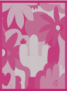 Le Jacquard Francais Octobre Rose Pink  Tea Towel - Set 4