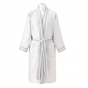 Le Jacquard Francais Bath Club Grey Robe - Small