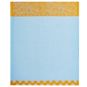 Le Jacquard Francais Salade D'Ete Blue Hand Towel - Set 4