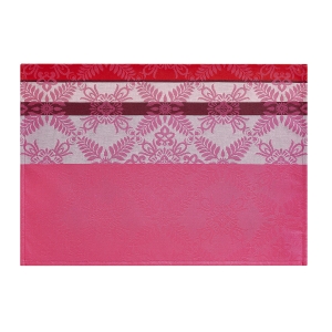 Le Jacquard Francais Mumbai Pink Coated Placemat - Set 4