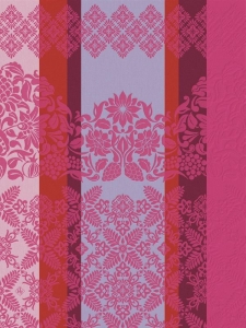 Le Jacquard Francais Mumbai Pink Tea Towel - Set 4