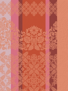 Le Jacquard Francais Mumbai Orange Tea Towel - Set 4