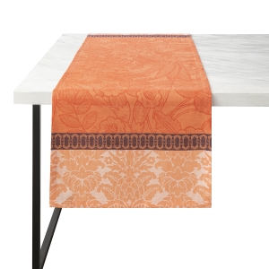Le Jacquard Francais Escapade Tropicale Orange Runner - 20" x 79"