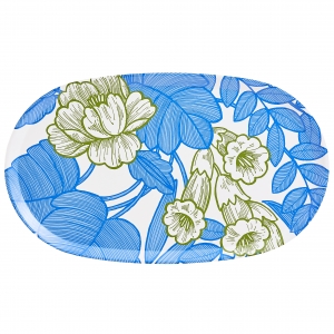 Le Jacquard Francais Escapade Tropicale Blue Tray - 22 x 13