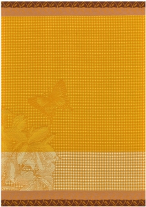 Le Jacquard Francais Jardin Des Papillons Orange Hand Towel - Set 4