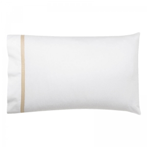 Le Jacquard Francais Apparat Beige Pillowcase - Standard Pair