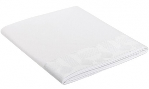 Le Jacquard Francais Placio White Flat Sheet - King