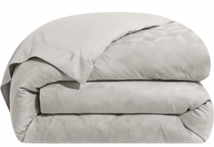 Le Jacquard Francais Placio Grey Duvet Cover - King