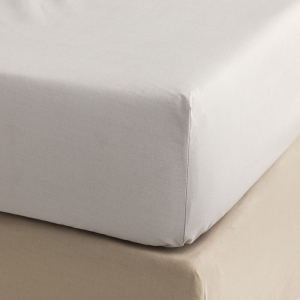 Le Jacquard Francais Placio Grey Fitted Sheet - Queen