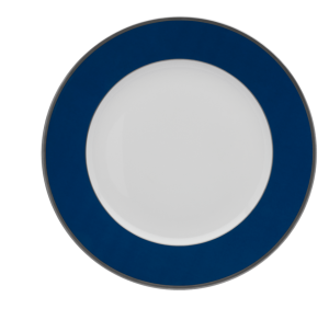 Haviland Les Presentations Plates Underplate - Blue / Gold Trim
