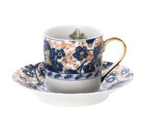 Haviland Dammouse Coffee Cup And Saucer
