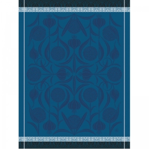 Le Jacquard Francais L'Ail Blue Tea Towel - Set 4