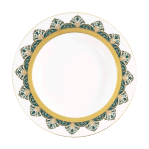 Haviland Reves Du Nil Rim Soup Plate / Gold