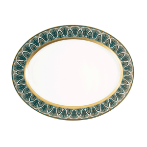 Haviland Reves Du Nil Oval Platter / Gold