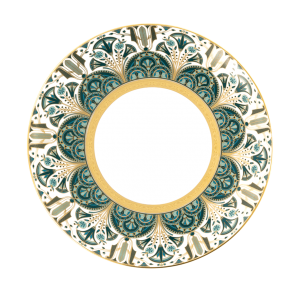 Haviland Reves Du Nil Salad / Dessert Plate  - Gold