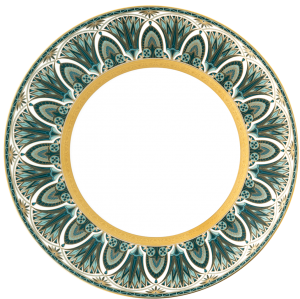 Haviland Reves Du Nil Dinner Plate / Gold