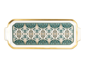 Haviland Reves Du Nil Oblong Cake Platter / Gold