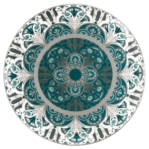 Haviland Reves Du Nil Tart Platter - Platinum