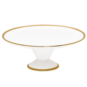 Haviland Symphonie Gold Footed Cake Platter