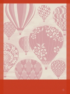 Le Jacquard Francais Cappadoce Tea Towel Pink - Set 4