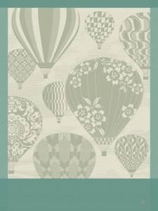 Le Jacquard Francais Cappadoce Tea Towel Green - Set 4