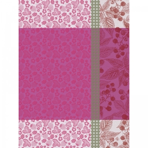 Le Jacquard Francais Cueillette D'ete Tea Towel Pink - Set 4