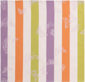 Le Jacquard Francais Bal Des Papillons Napkin Purple - Set 4