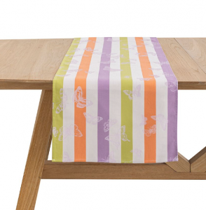 Le Jacquard Francais Bal Des Papillons Runner Purple - 20" x 59"