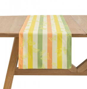 Le Jacquard Francais Bal Des Papillons Runner Yellow - 20" x 59"