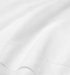 SFERRA Luxor White King Flat Sheet 114X114