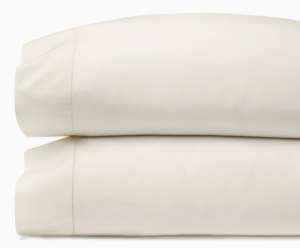 SFERRA Luxor Beige Standard Pillow Case 22X33 - Pair
