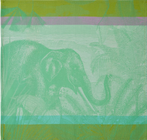 Le Jacquard Francais Sinharaja Napkin Green / Set 4 - 20 x 20