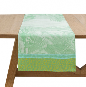 Le Jacquard Francais Sinharaja Runner Green - 20" x 59"