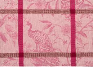Le Jacquard Francais A L'Orangerie Placemat Pink /Set 4 - 20 x 14