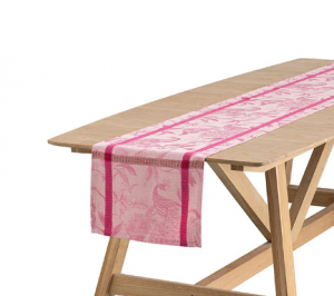 Le Jacquard Francais A L'Orangerie Runner Pink - 20" x 59"