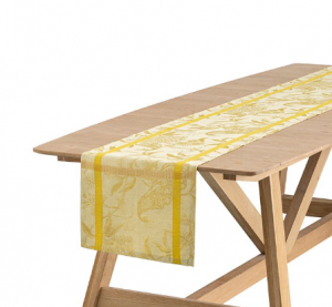 Le Jacquard Francais A L'Orangerie Runner Yellow - 20" x 59"