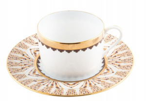 Haviland Cavalier Royal Teacup And Saucer