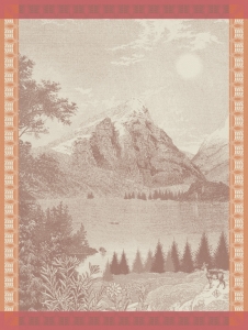 Le Jacquard Francais Altitude Pink Tea Towel - Set 4
