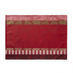 Le Jacquard Francais Gipsy Red Coated Placemat - Set 4