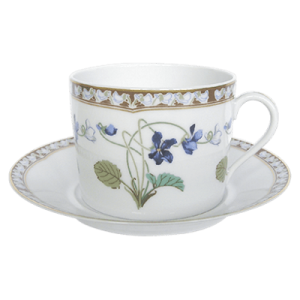 Haviland Imperatrice Eugenie Tea Cup & Saucer