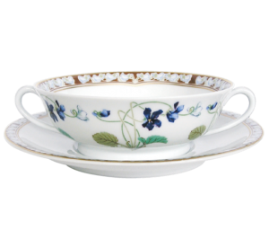 Haviland Imperatrice Eugenie Soup Cup + Saucer